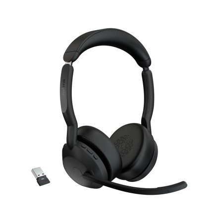 Наушники Jabra Evolve2 55 Link380a MS Stereo Stand (25599-999-999) черный