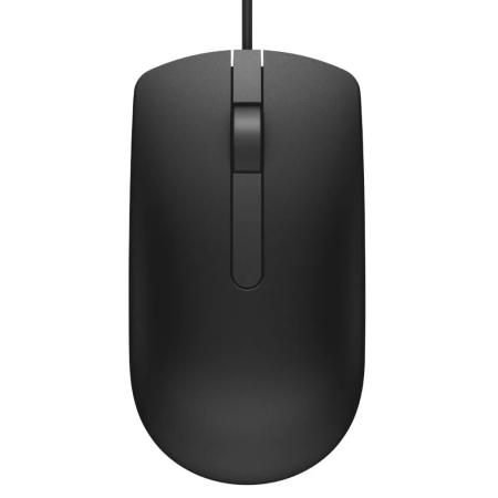 Мышь проводная DELL MS-116 (570-AAIR) черный