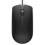 Мышь проводная DELL MS-116 (570-AAIR) черный
