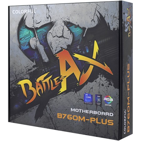 Материнская плата Colorful BATTLE-AX B760M-PLUS V20 черный