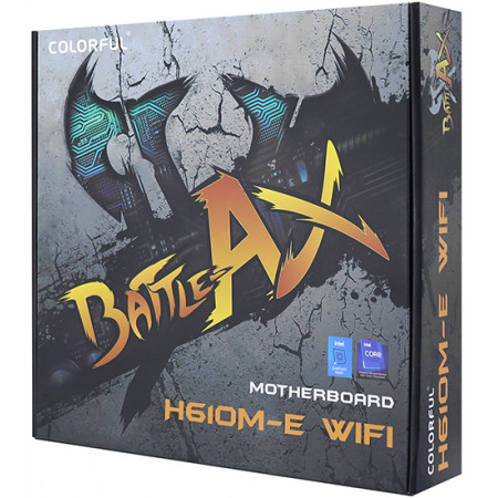 Материнская плата Colorful BATTLE-AX H610M-E WIFI V20 белый