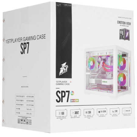Корпус 1Stplayer SteamPunk SP7 EV (SP7-EV-BK) черный