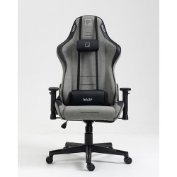 Кресло игровое WARP JR Cozy grey (Fabric) (JR-GCG) серый