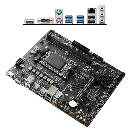 Материнская плата MSI PRO A620M-E черный