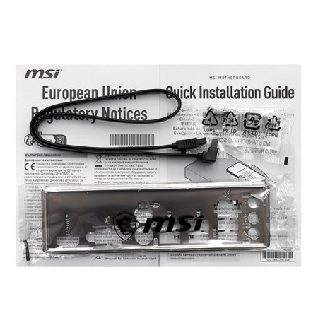 Материнская плата MSI PRO A620M-E черный