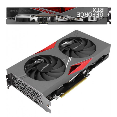 Видеокарта Colorful RTX 4060 Ti NB DUO 16GB-V серый