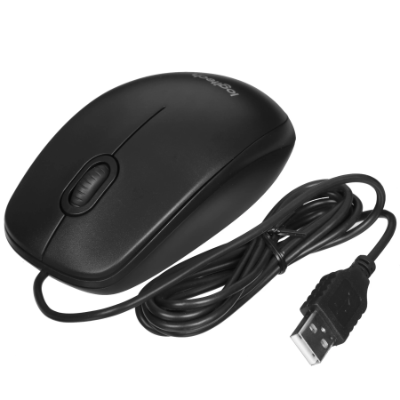 Мышь проводная Logitech M100 (910-006652) черный