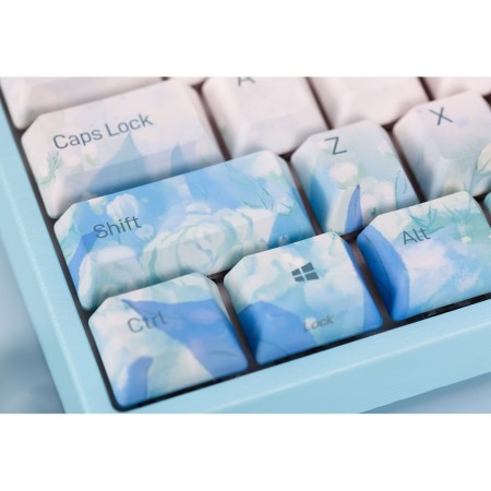 Клавиатура проводная Varmilo Jasmine VA108M Cherry Mx Red (VA108MA048A3A2A06A040) голубой