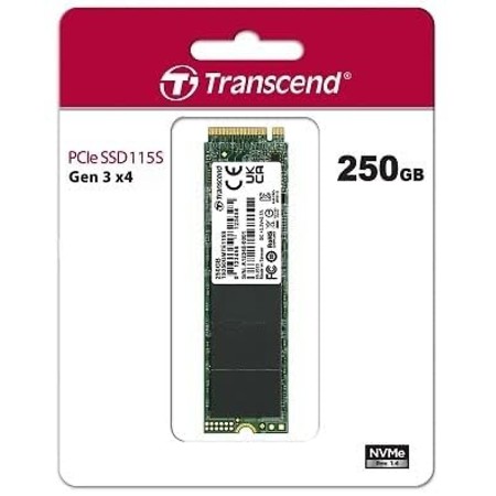 250 ГБ SSD диск Transcend 115S (TS250GMTE115S) зеленый