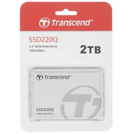 2 ТБ SSD диск Transcend 220Q (TS2TSSD220Q) белый