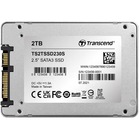 2 ТБ SSD диск Transcend SSD230S (TS2TSSD230S) белый