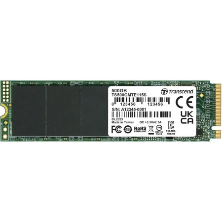 500 ГБ SSD диск Transcend 115S (TS500GMTE115S) зеленый