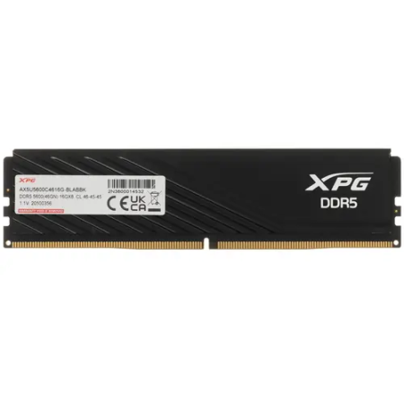 Оперативная память ADATA XPG Lancer Blade (AX5U5600C4616G-SLABBK) 16 ГБ черный