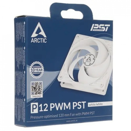 Вентилятор Arctic Cooling P12 PWM PST (ACFAN00170A) белый