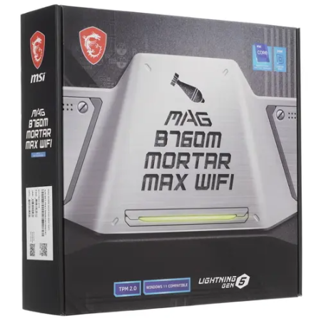 Материнская плата MSI MAG B760M MORTAR MAX WIFI белый