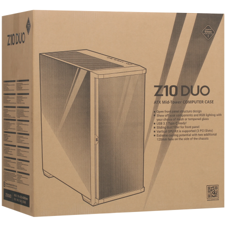 Корпус Zalman Z10 DUO черный