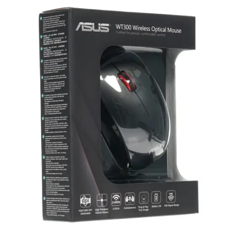 Мышь беспроводная ASUS WT300 (90XB0450-BMU000) черный