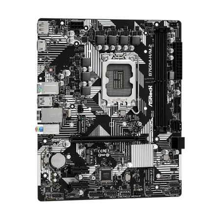 Материнская плата ASRock B760M-H/M.2 черный