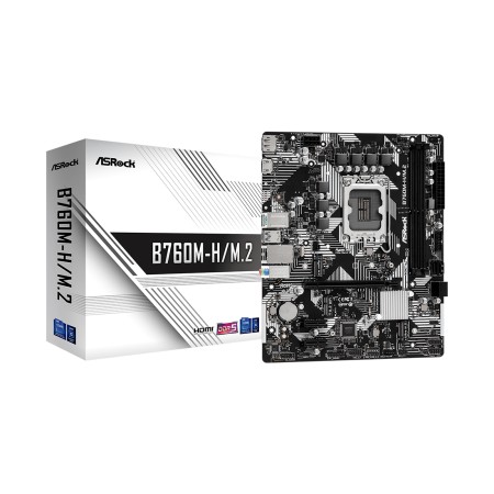 Материнская плата ASRock B760M-H/M.2 черный
