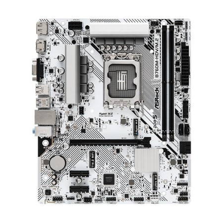 Материнская плата ASRock B760M-HDV/M.2 (90-MXBMJ0-A0UAYZ) белый