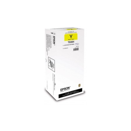 Картридж струйный Epson T8384 (C13T838440) желтый (повышенная емкость) (с чипом)