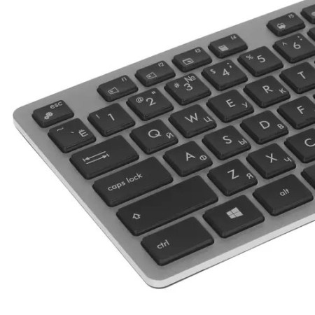 Клавиатура + мышь беспроводная ASUS W5000 (90XB0430-BKM250) серый