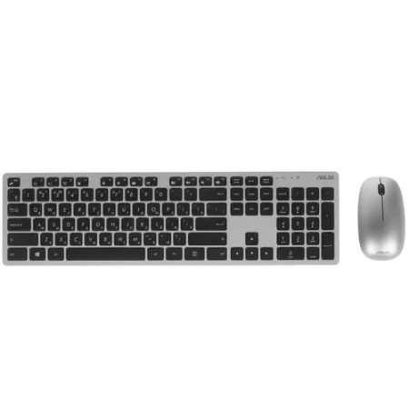 Клавиатура + мышь беспроводная ASUS W5000 (90XB0430-BKM250) серый