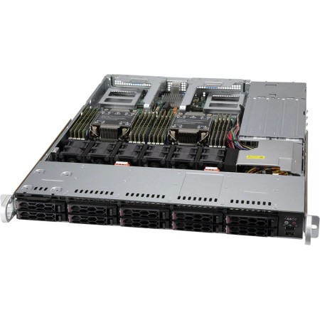 Серверная платформа Supermicro SuperServer 120C-TN10R (SYS-120C-TN10R) серебристый