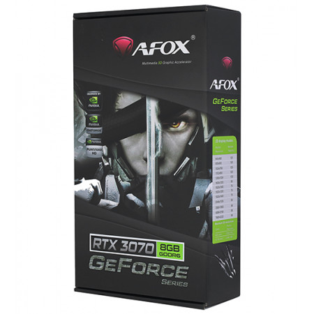 Видеокарта Afox RTX 3060Ti (AF3070-8192D6H4) черный