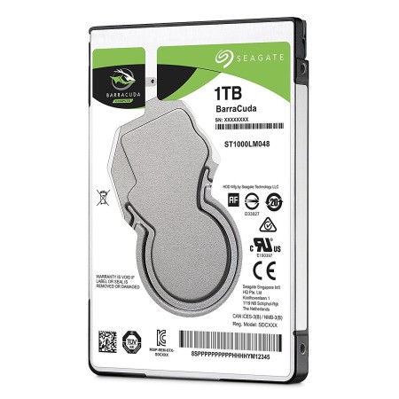 1 ТБ Жесткий диск Seagate BarraCuda (ST1000LM048) серый
