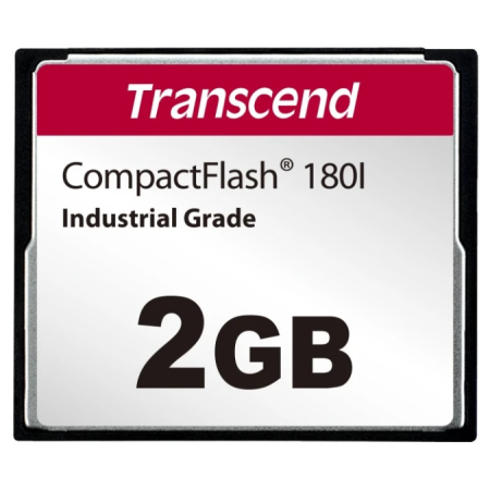 2 ГБ Карта памяти Transcend CompactFlash 180I CF (TS2GCF180I) черный