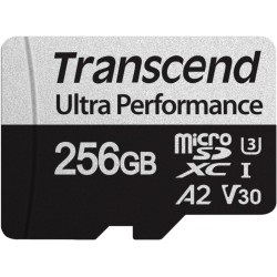 256 ГБ Карта памяти Transcend 340S microSDXC (TS256GUSD340S) черный + адаптер