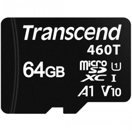 64 ГБ Карта памяти Transcend USD460T microSDXC (TS64GUSD460T) черный