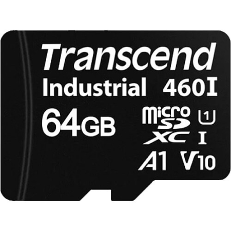 64 ГБ Карта памяти Transcend USD460I microSDXC (TS64GUSD460I) черный