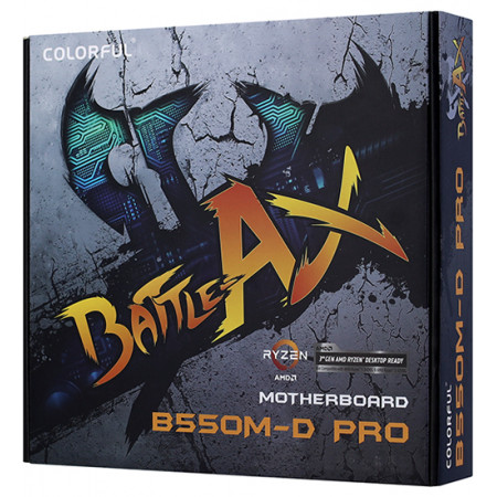 Материнская плата Colorful BATTLE-AX B550M-D PRO V14 черный
