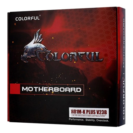 Материнская плата Colorful H81M-K PLUS V23B черный