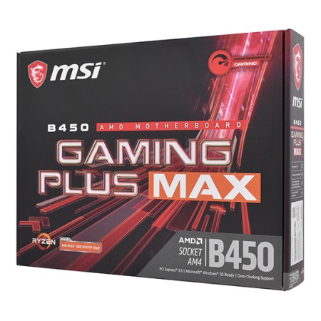 Материнская плата MSI B450 GAMING PLUS MAX черный