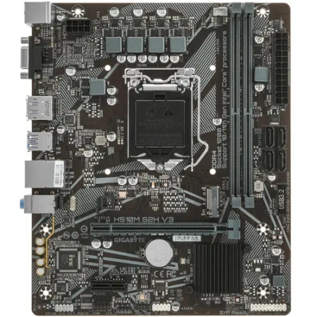 Материнская плата GIGABYTE H510M S2H V3 черный