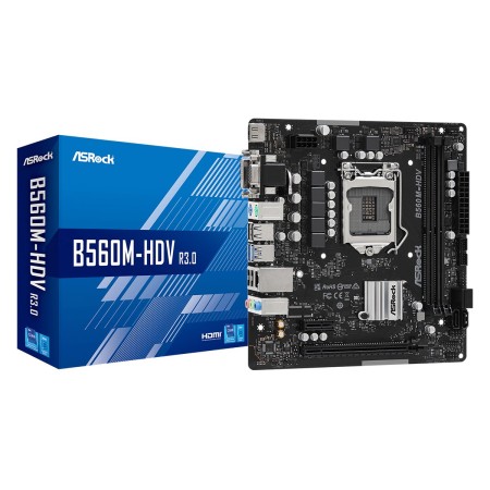 Материнская плата ASRock B560M-HDV R3.0 черный