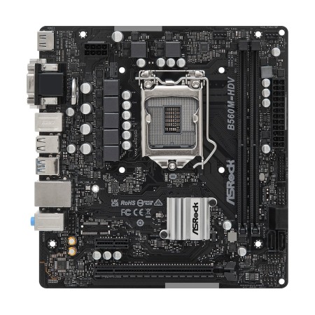 Материнская плата ASRock B560M-HDV R3.0 черный