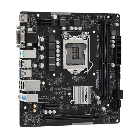 Материнская плата ASRock B560M-HDV R3.0 черный