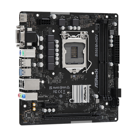 Материнская плата ASRock B560M-HDV R3.0 черный