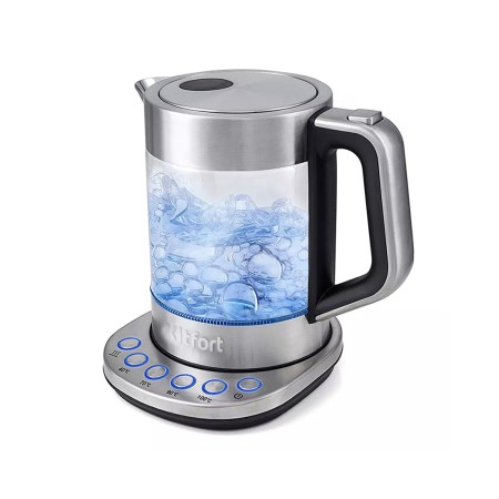 Электрический чайник Kitfort КТ-616 серебристый