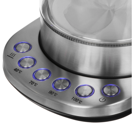 Электрический чайник Kitfort КТ-616 серебристый