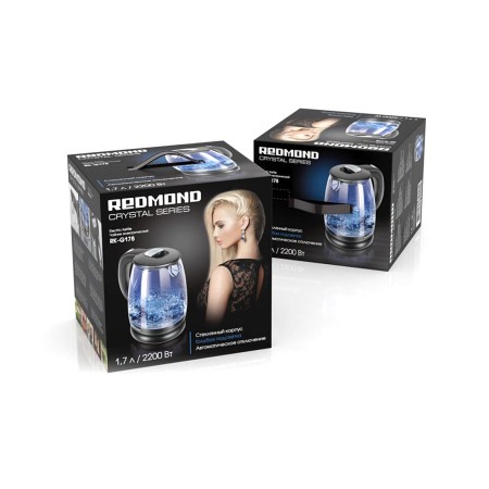 Электрический чайник Redmond RK-G178 черный