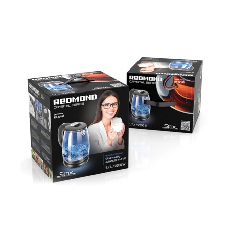 Электрический чайник Redmond RK-G185 темно-серый