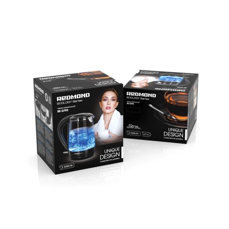 Электрический чайник Redmond RK-G193 черный