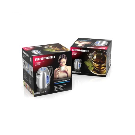 Электрический чайник Redmond RK-M183 серебристый