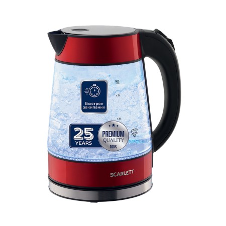 Электрический чайник Scarlett SC-EK27G79 красный