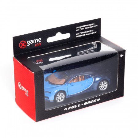 Металлическая машинка X-GAME 64100BB сине-чёрная